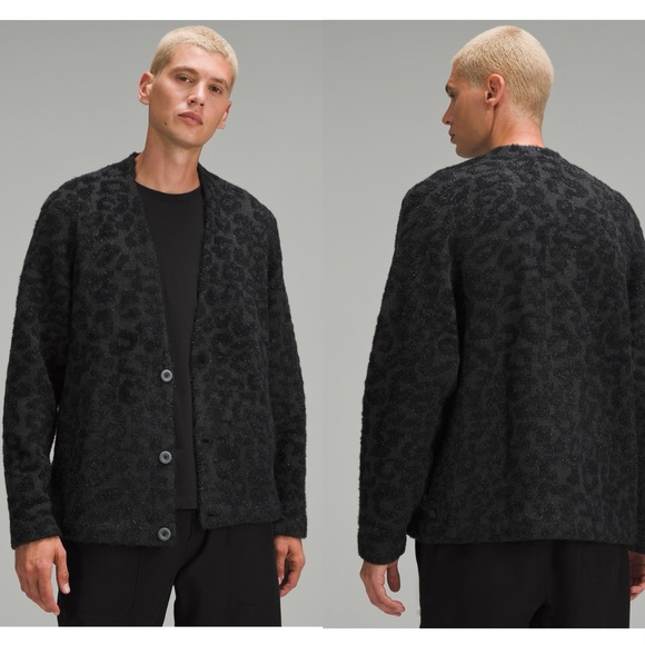 Lululemon Wool-Blend Jacquard Cardigan Men’s size XL NWT